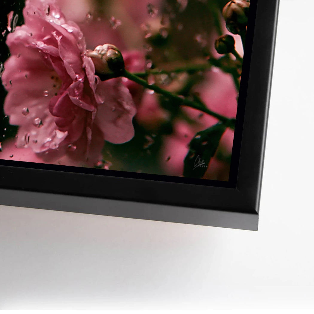 Chanel Blütenregen Alu Dibond Wandbild