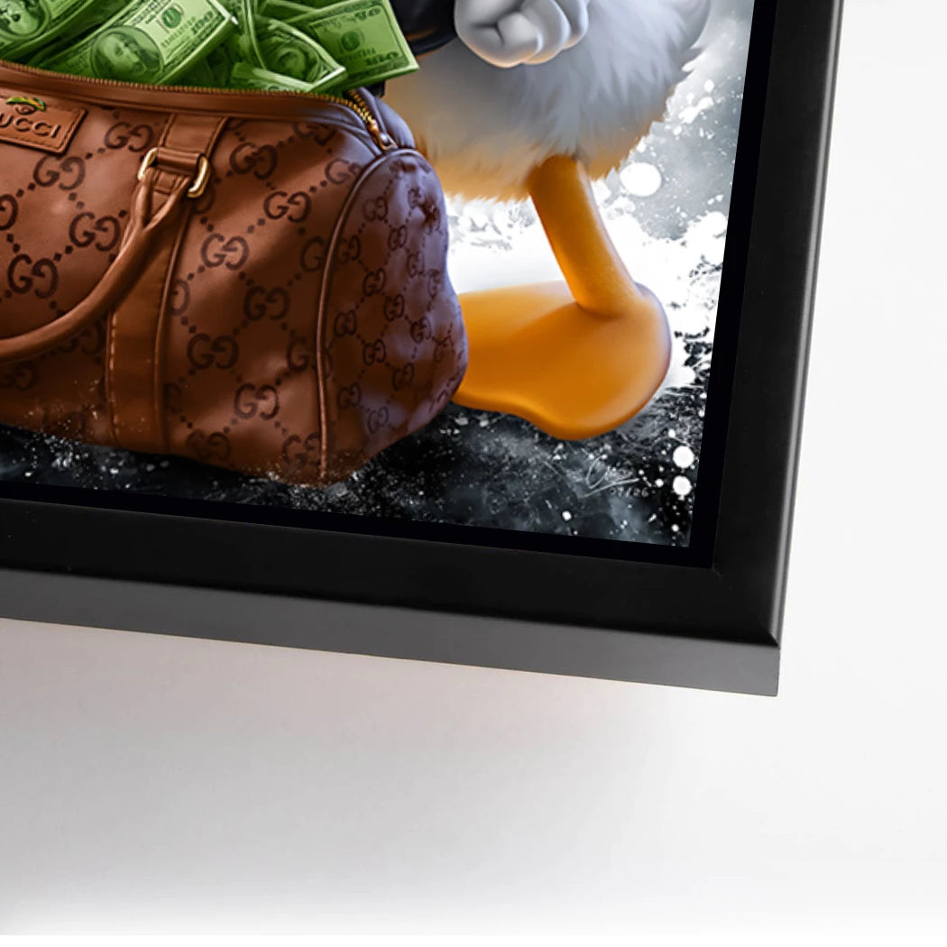 Micky Donald Gang Alu Dibond Wandbild