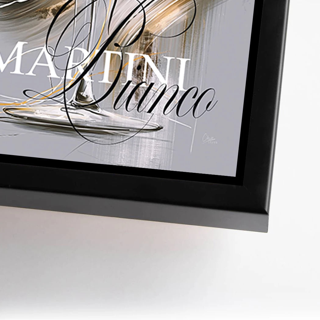 Martini Bianco Alu Dibond Wandbild