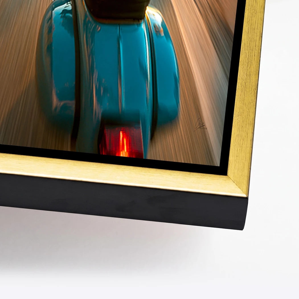 Vespa Dolce Vita Alu Dibond Wandbild