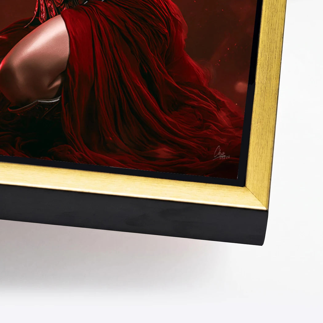Die Gladiatorin Alu Dibond Wandbild