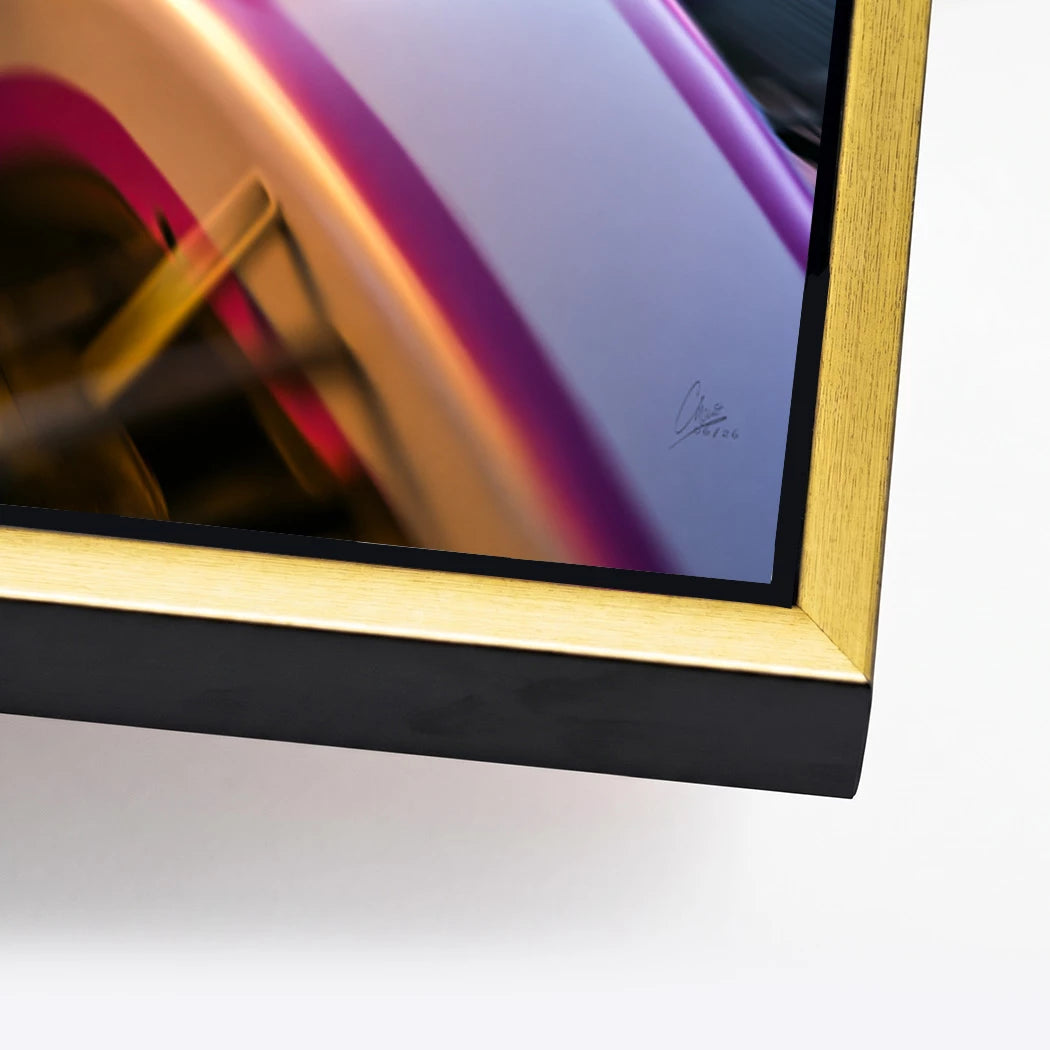 Krümelmonster Grand Prix Alu Dibond Wandbild