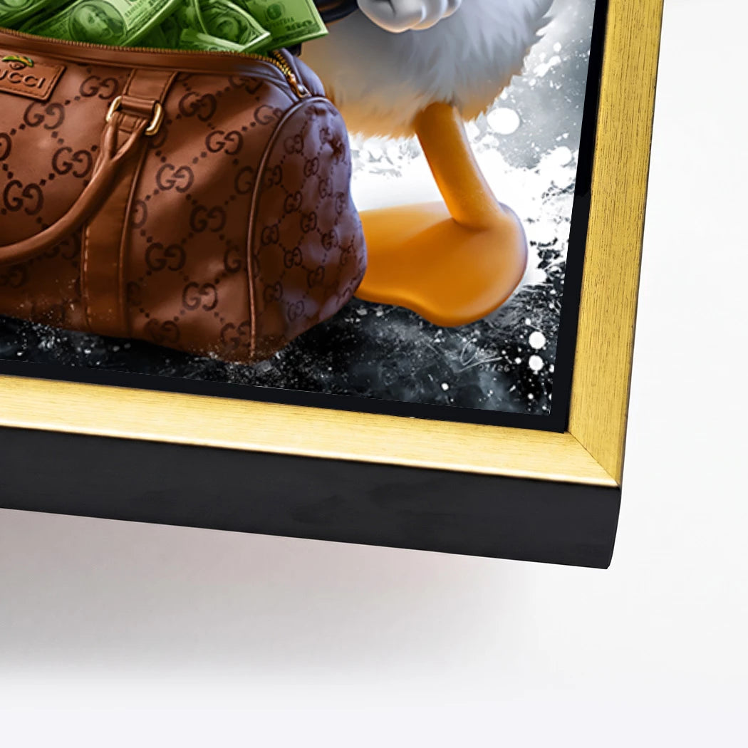 Micky Donald Gang Alu Dibond Wandbild