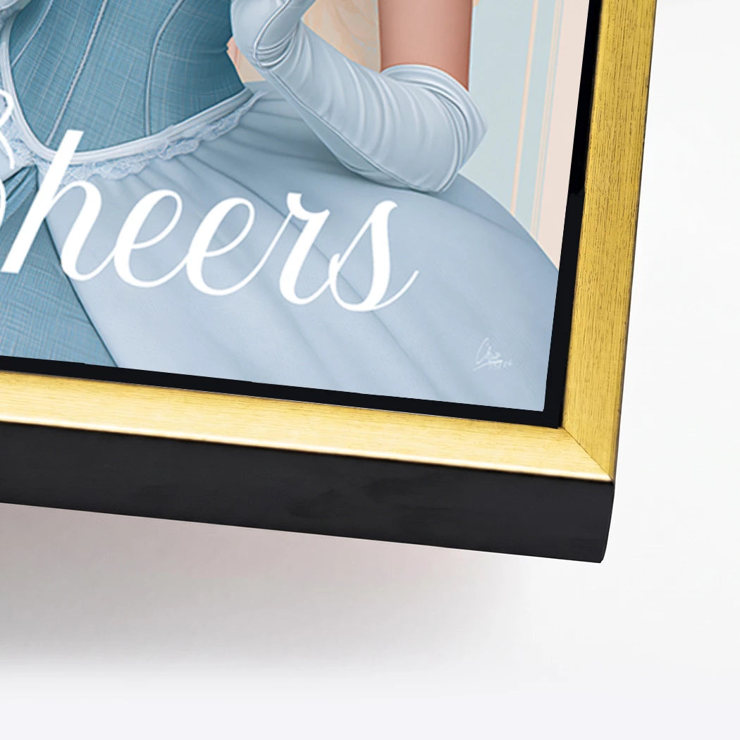 Cinderella Cheers Alu Dibond Wandbild