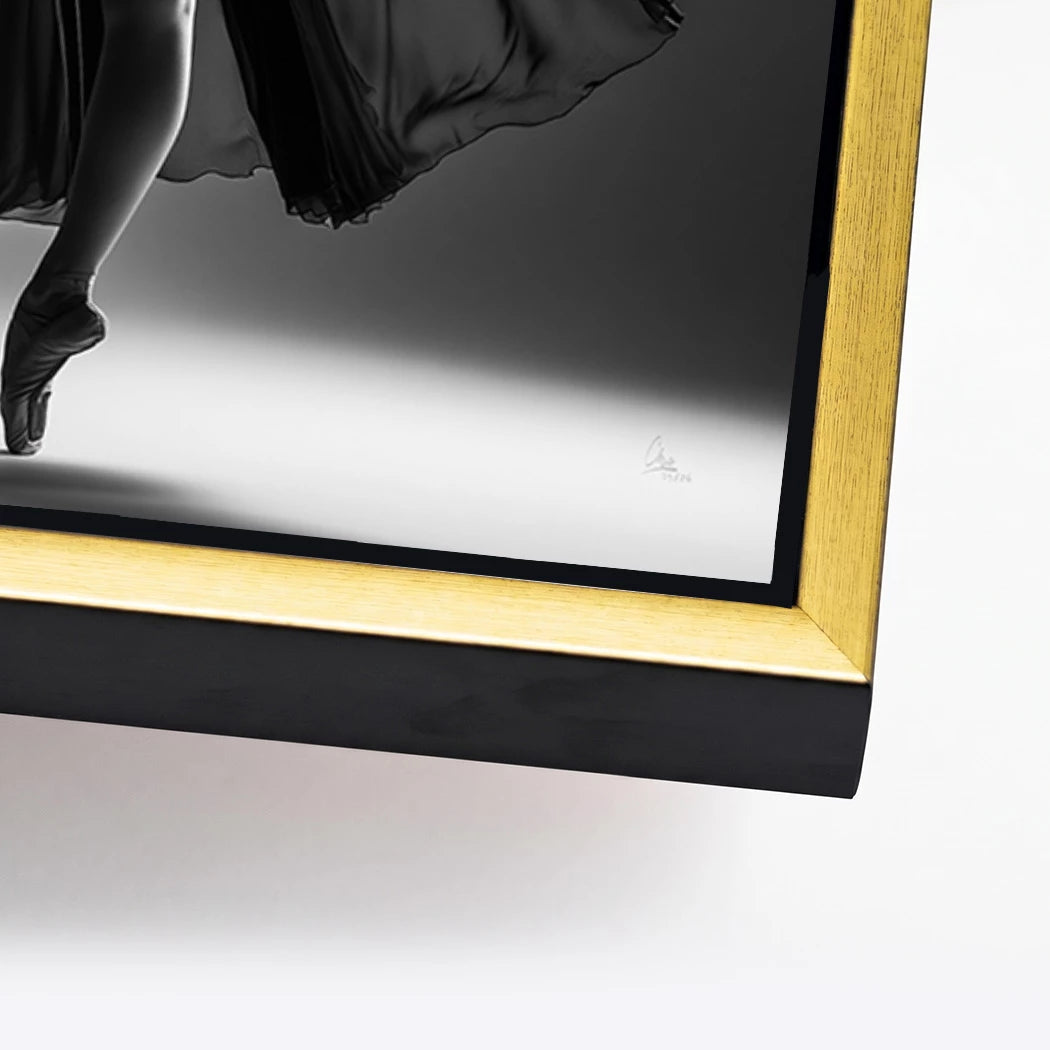 Ballerina Schattenpoesie Alu Dibond Wandbild