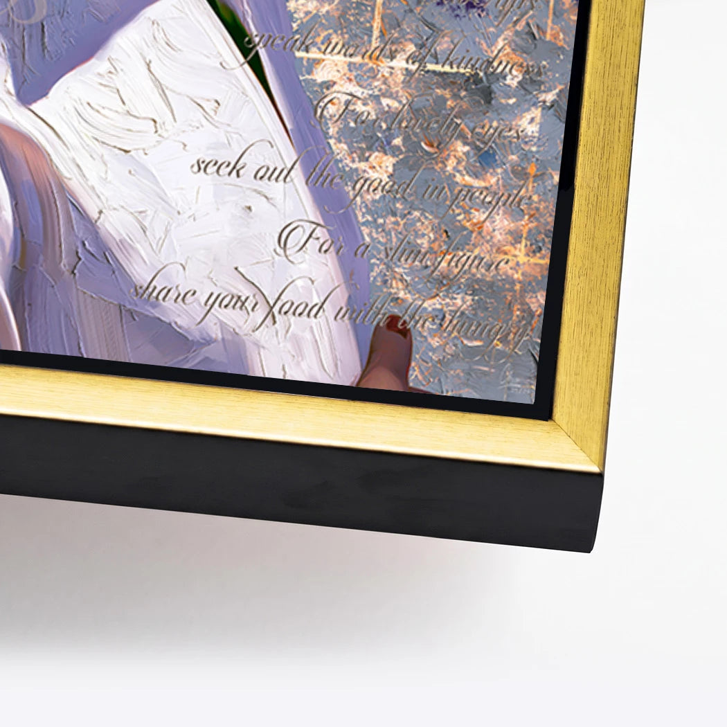 Audrey Couture Leinwand Bild