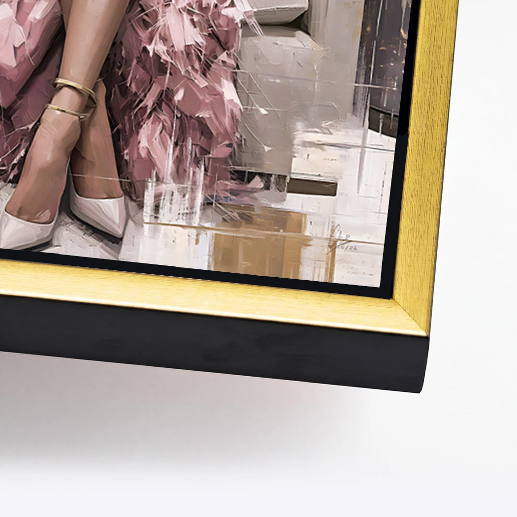 Champagner Moment Alu Dibond Wandbild
