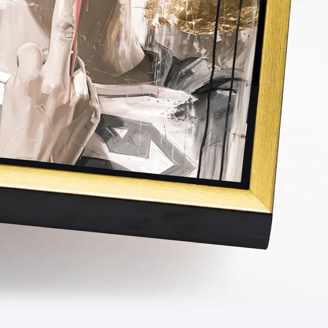 Frida Superman Alu Dibond Wandbild