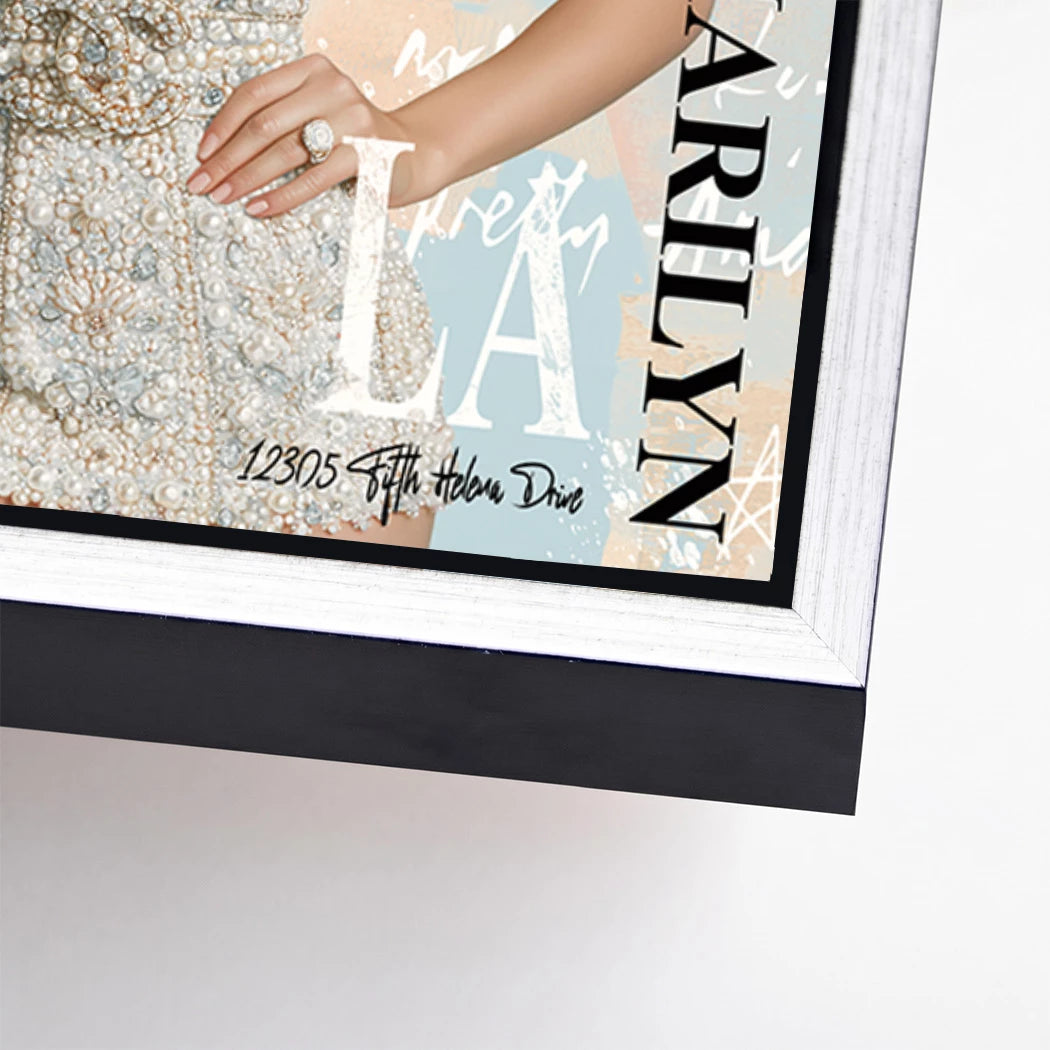 Marilyn Eis Glamour Alu Dibond Wandbild