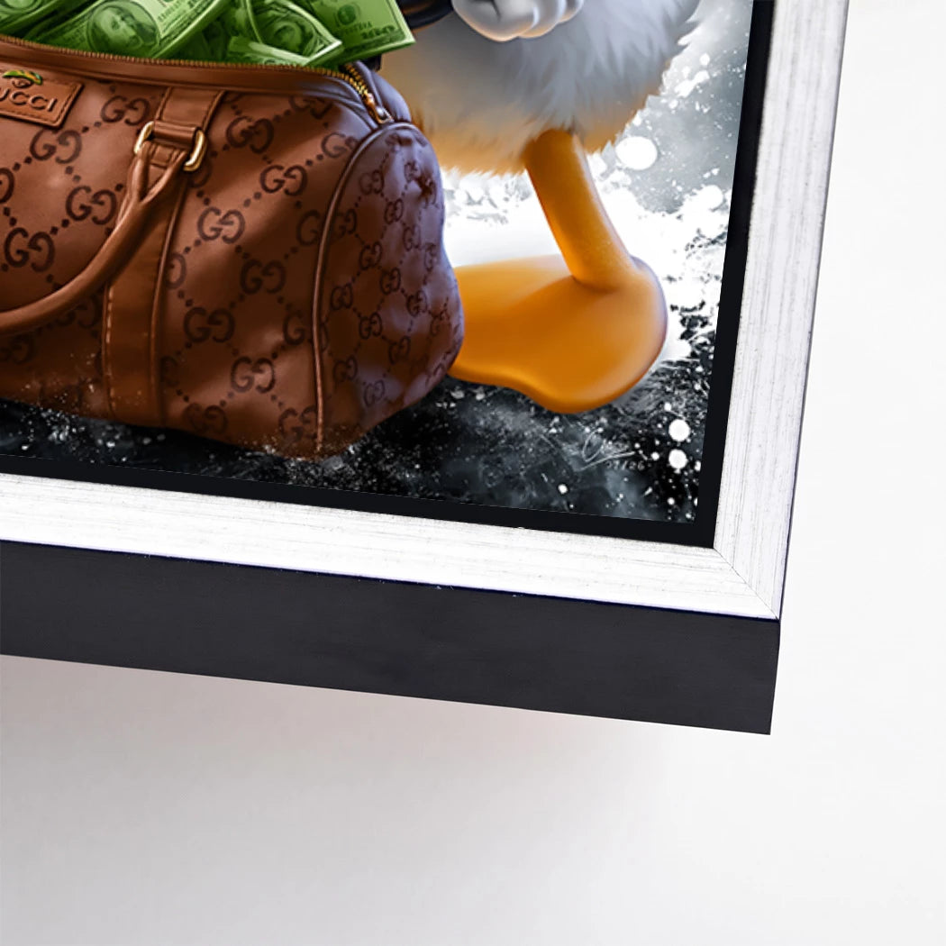 Micky Donald Gang Alu Dibond Wandbild