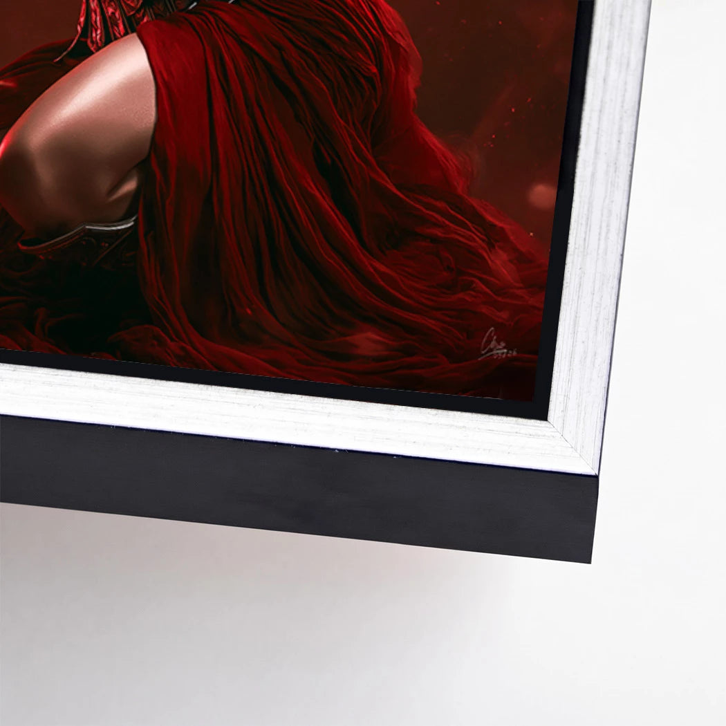 Die Gladiatorin Alu Dibond Wandbild