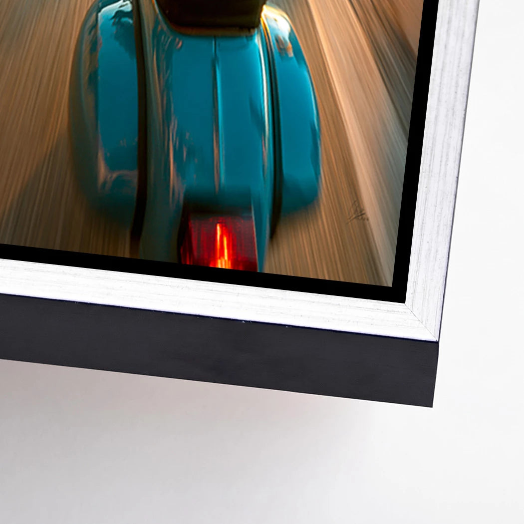 Vespa Dolce Vita Alu Dibond Wandbild
