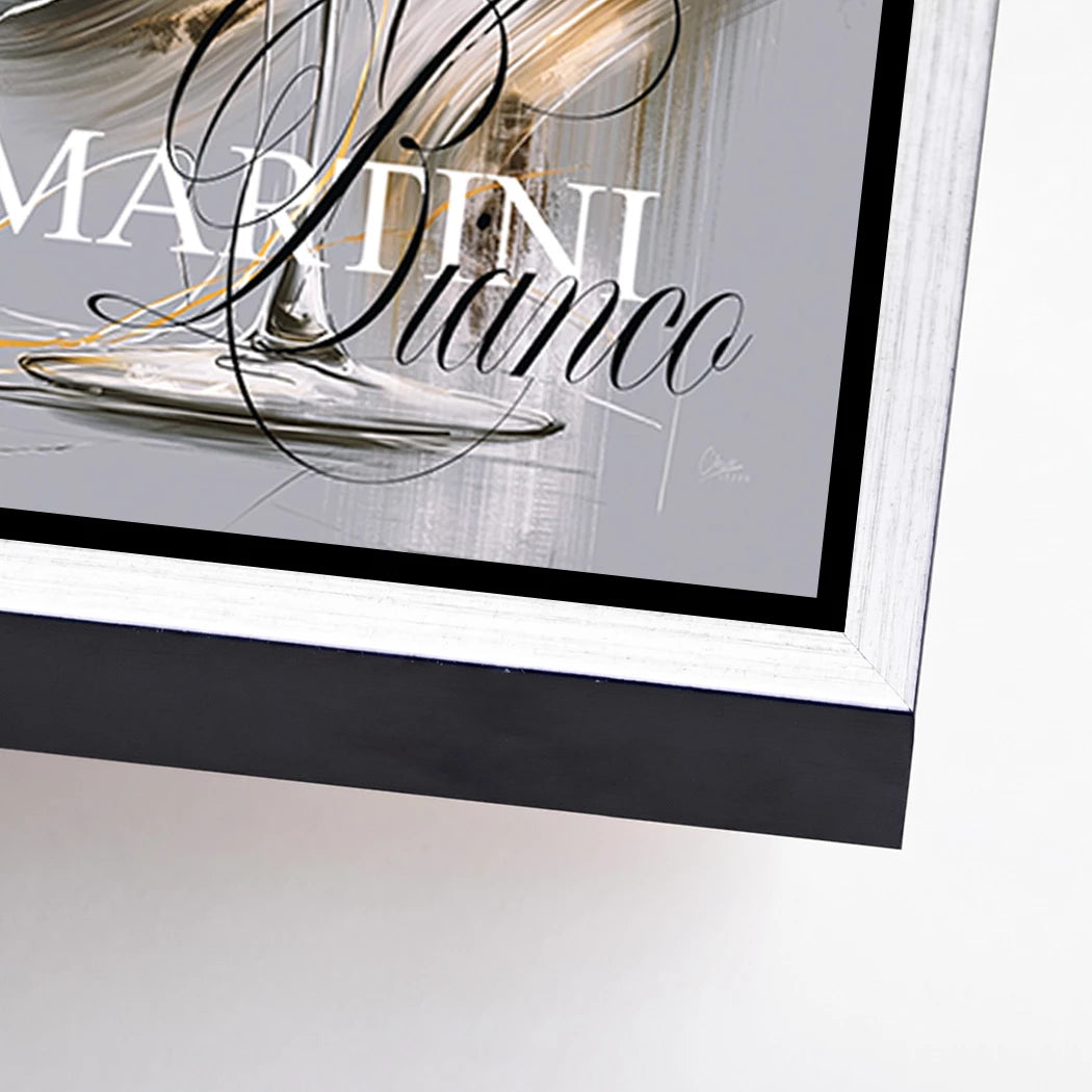 Martini Bianco Alu Dibond Wandbild