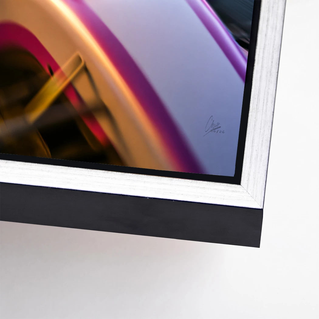 Krümelmonster Grand Prix Alu Dibond Wandbild