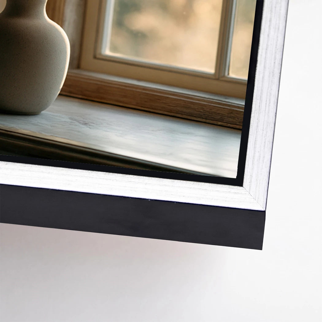 Pampas Fensterlicht Alu Dibond Wandbild