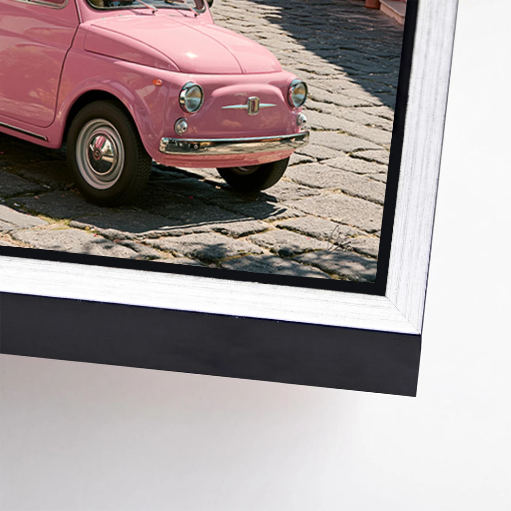 Rosa Cinquecento Alu Dibond Wandbild