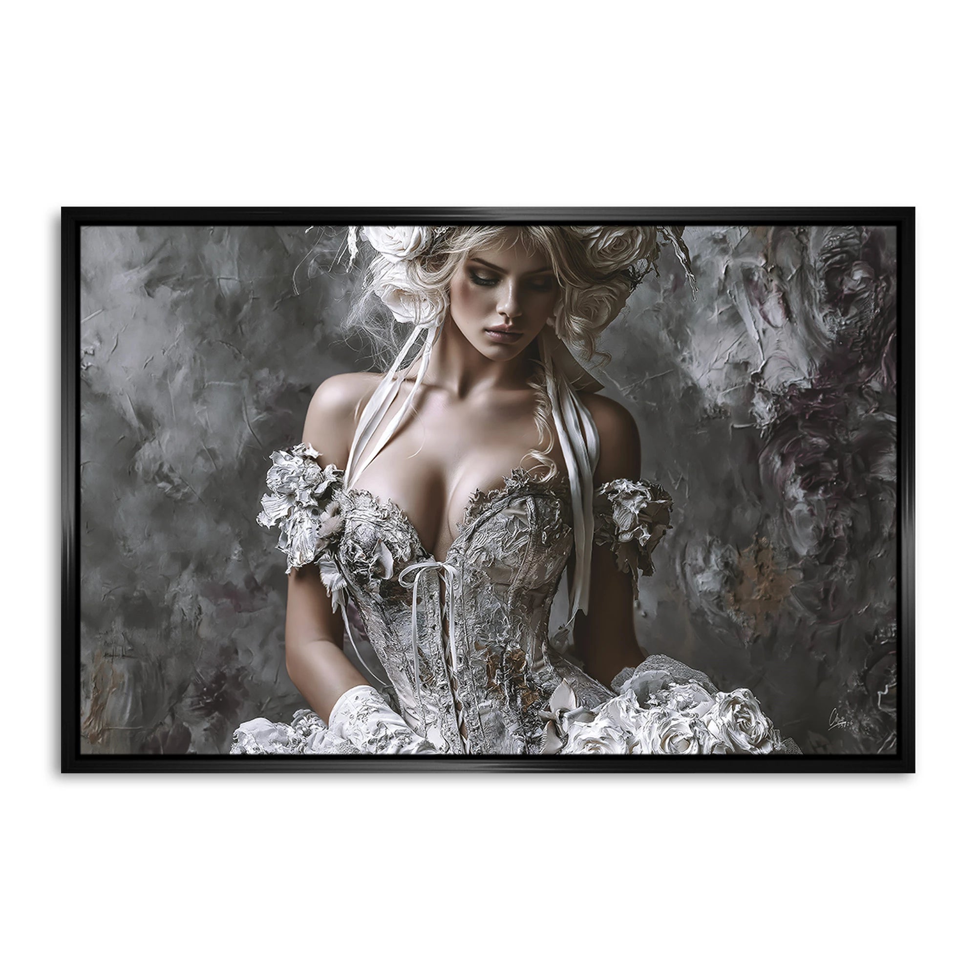 Rosen Couture AluDibond Wandbild