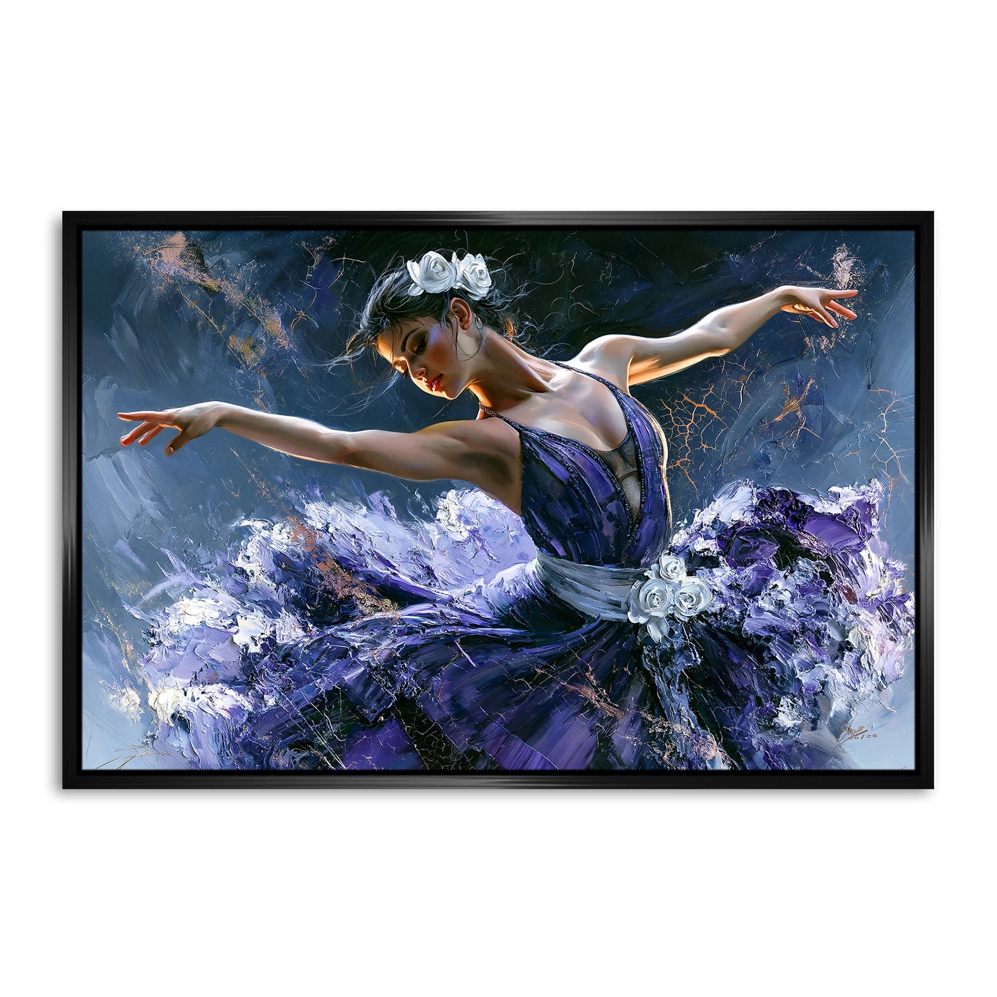 Ballerina Royal AluDibond Wandbild