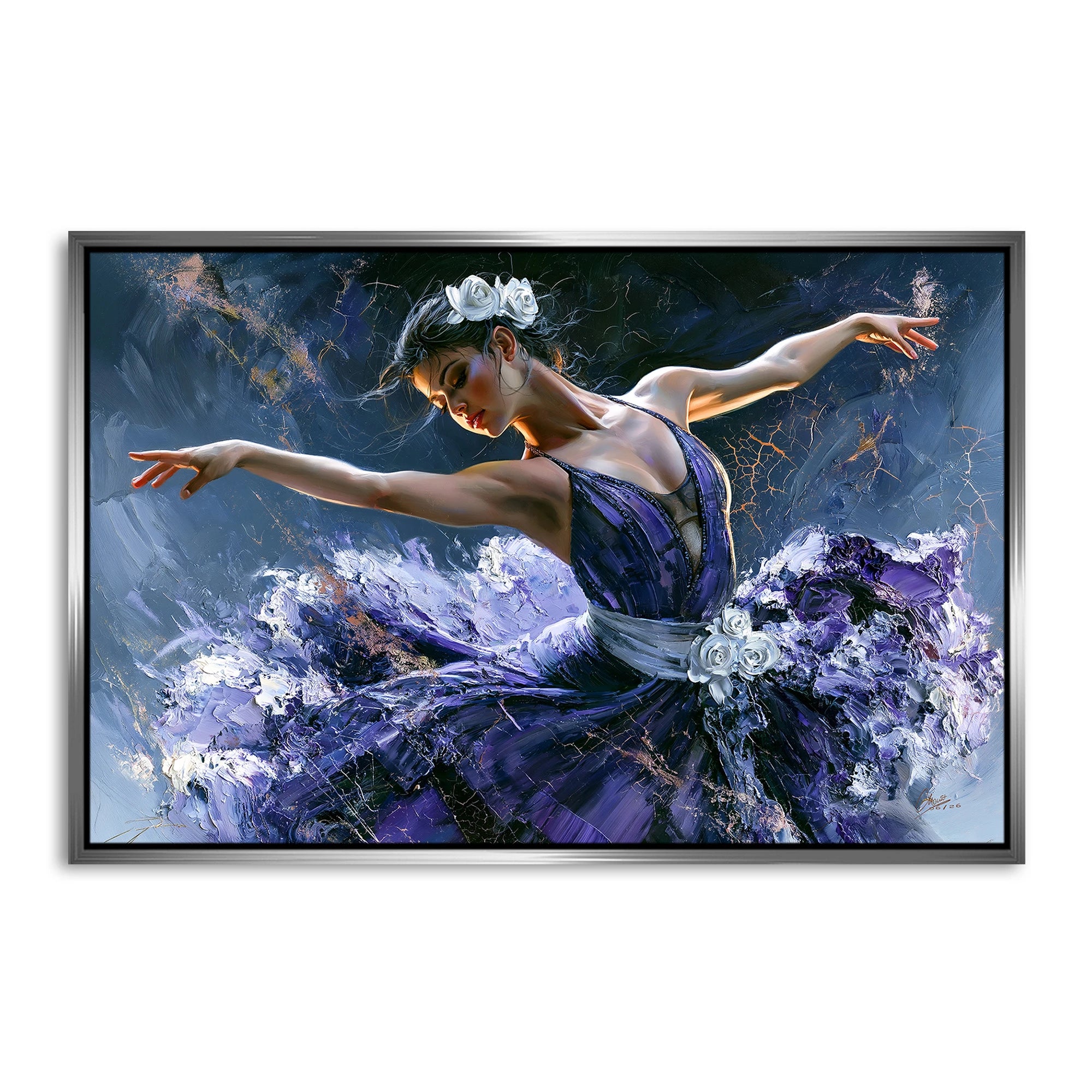 Ballerina Royal AluDibond Wandbild