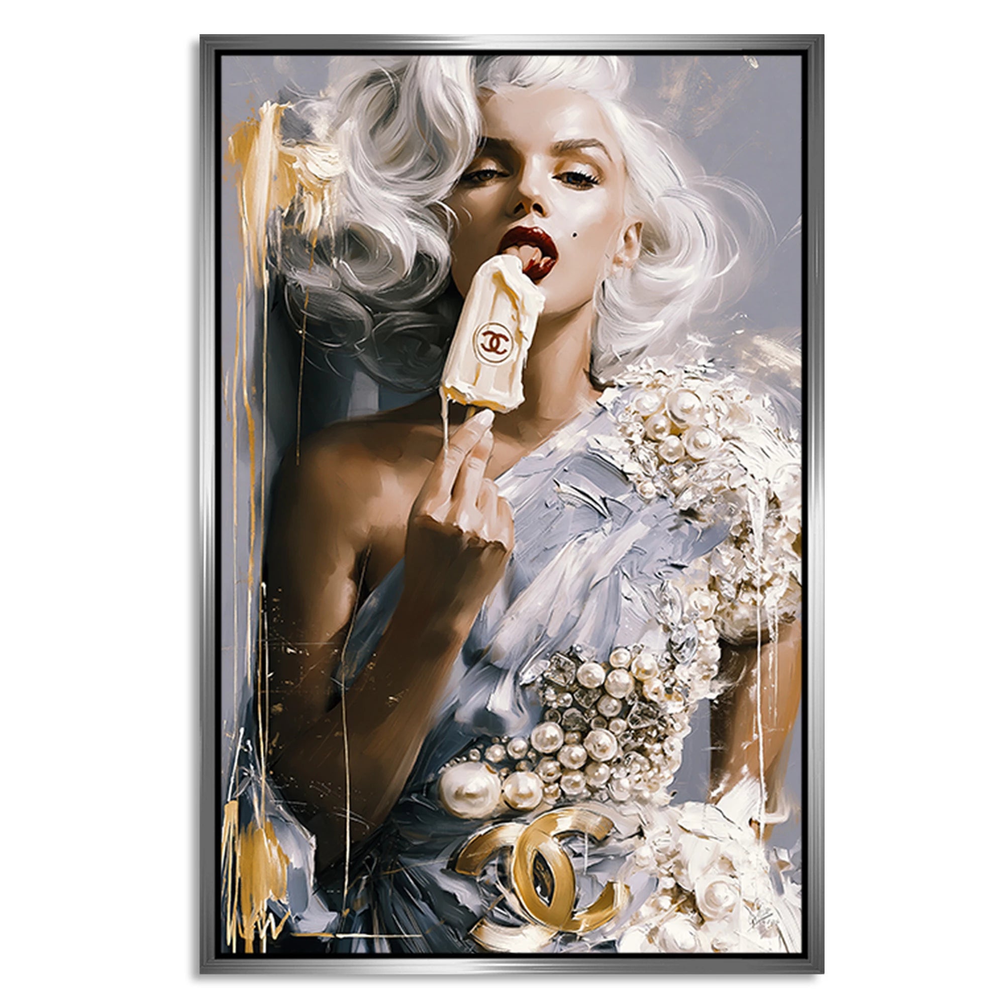 Marilyn Monroe Deluxe Alu Dibond Wandbild
