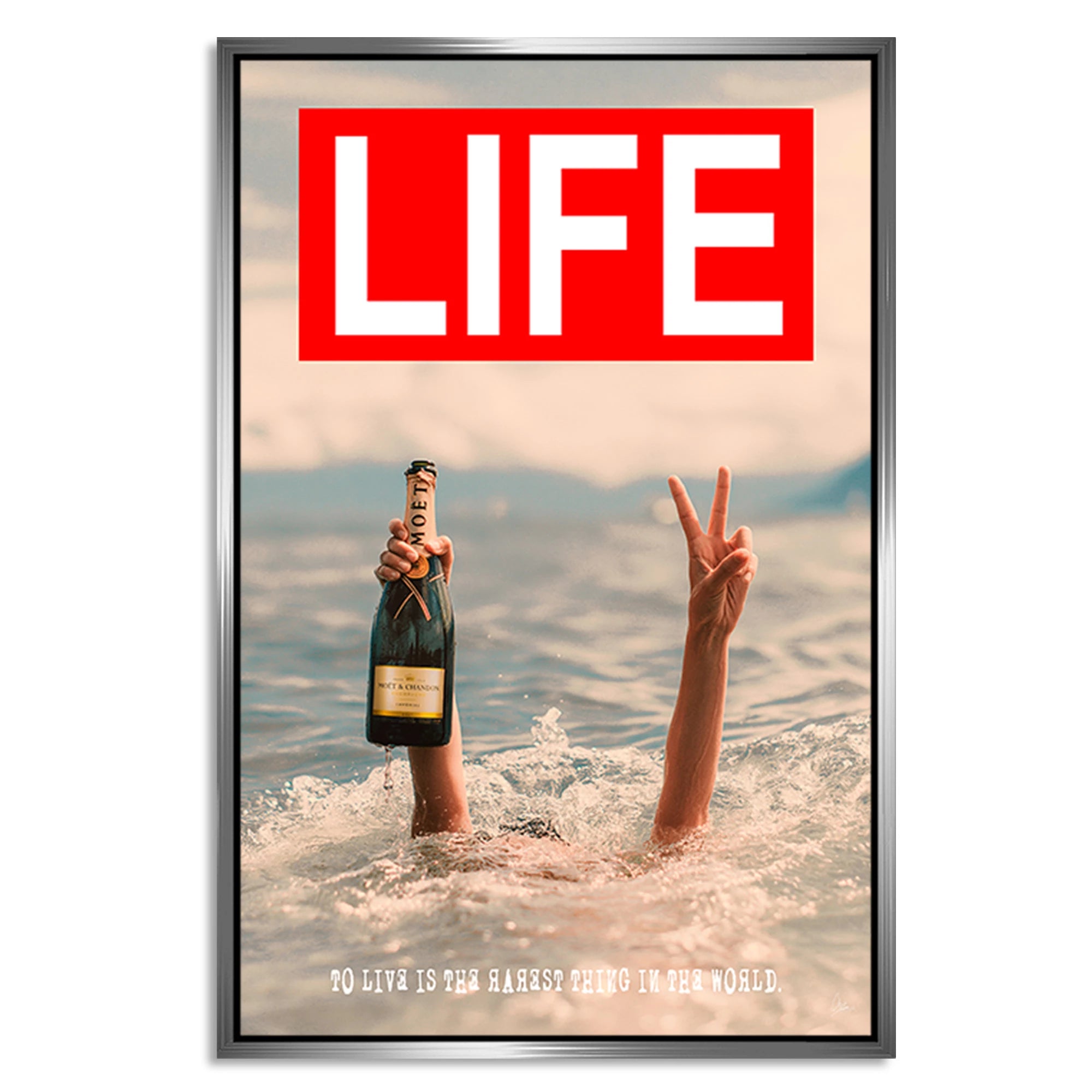 Life Moment Alu Dibond Wandbild