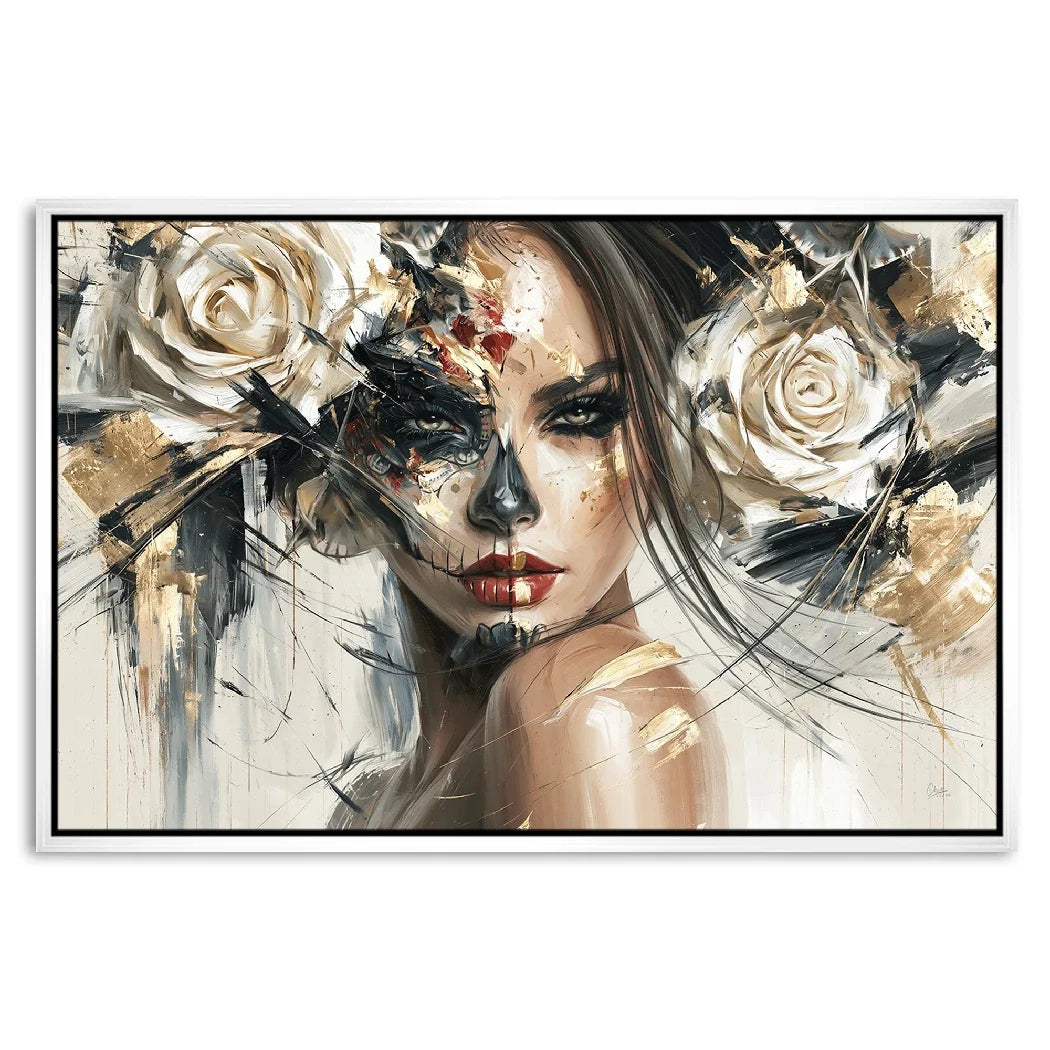 La Catrina Dark Romance AluDibond Wandbild