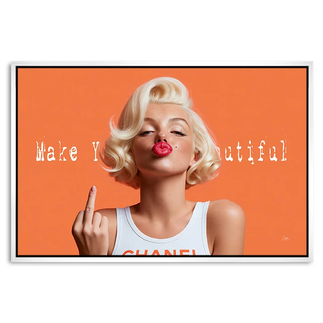 Marilyn Monroe Beautiful AluDibond Wandbild