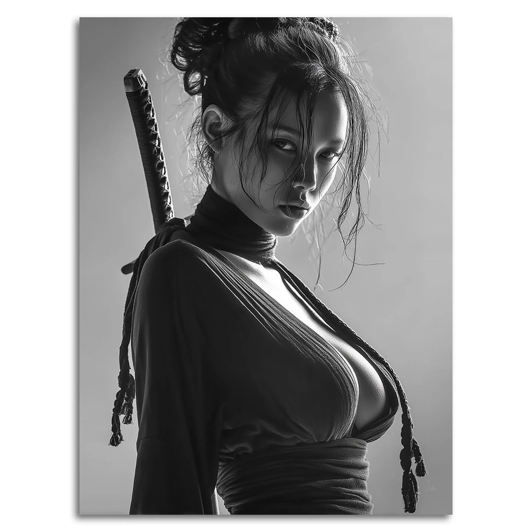 Katana Queen Alu Dibond Wandbild