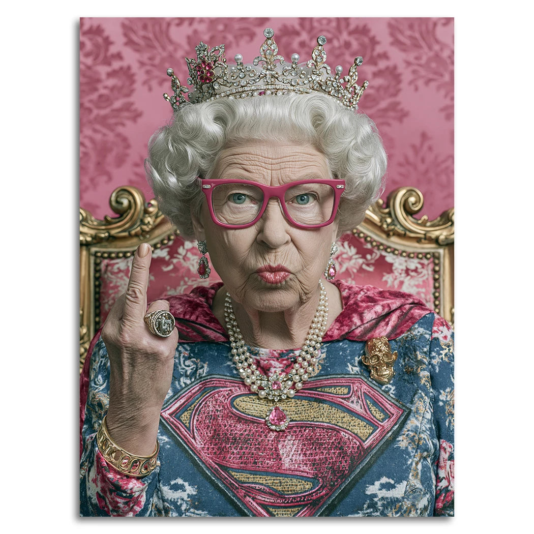 Queen Royale Alu Dibond Wandbild