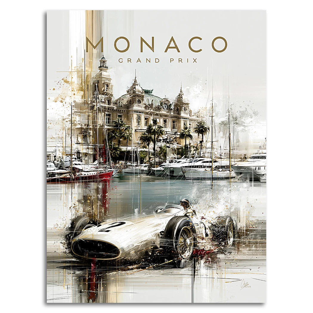 Monaco Prestige Alu Dibond Wandbild