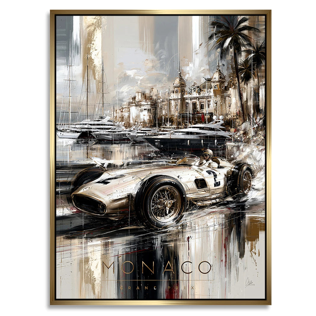 Monaco Pole Position Alu Dibond Wandbild