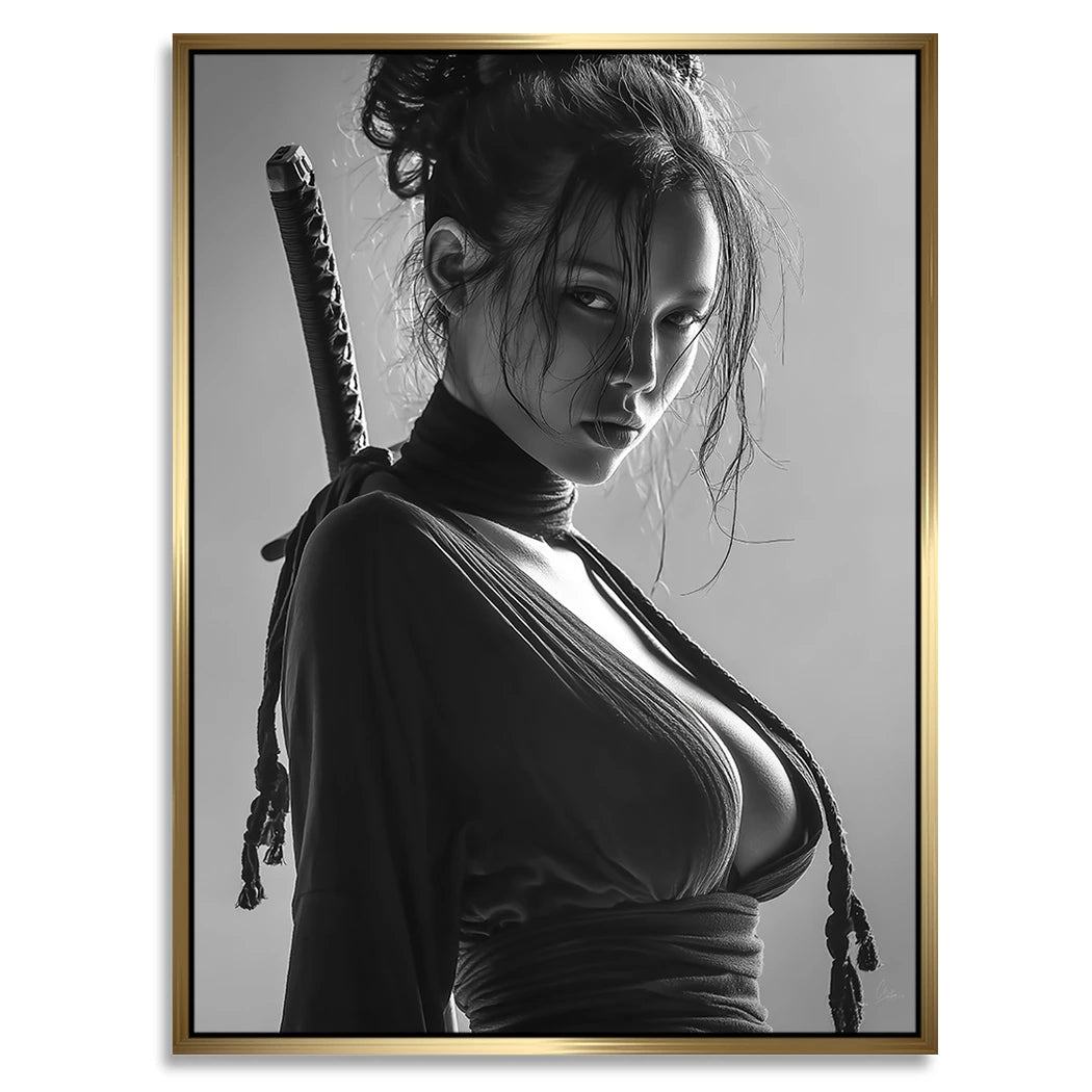 Katana Queen Alu Dibond Wandbild