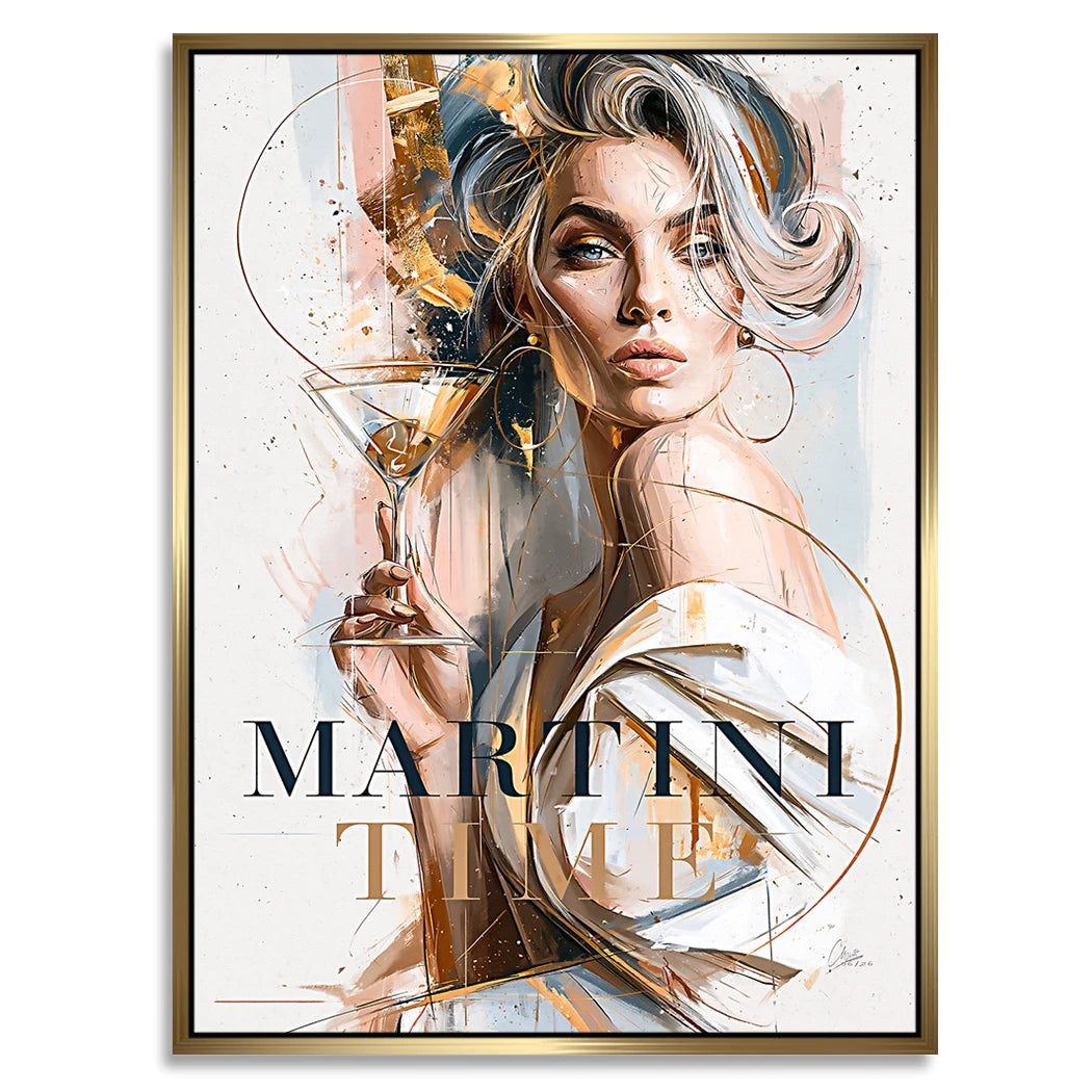 Martini Diva Alu Dibond Wandbild