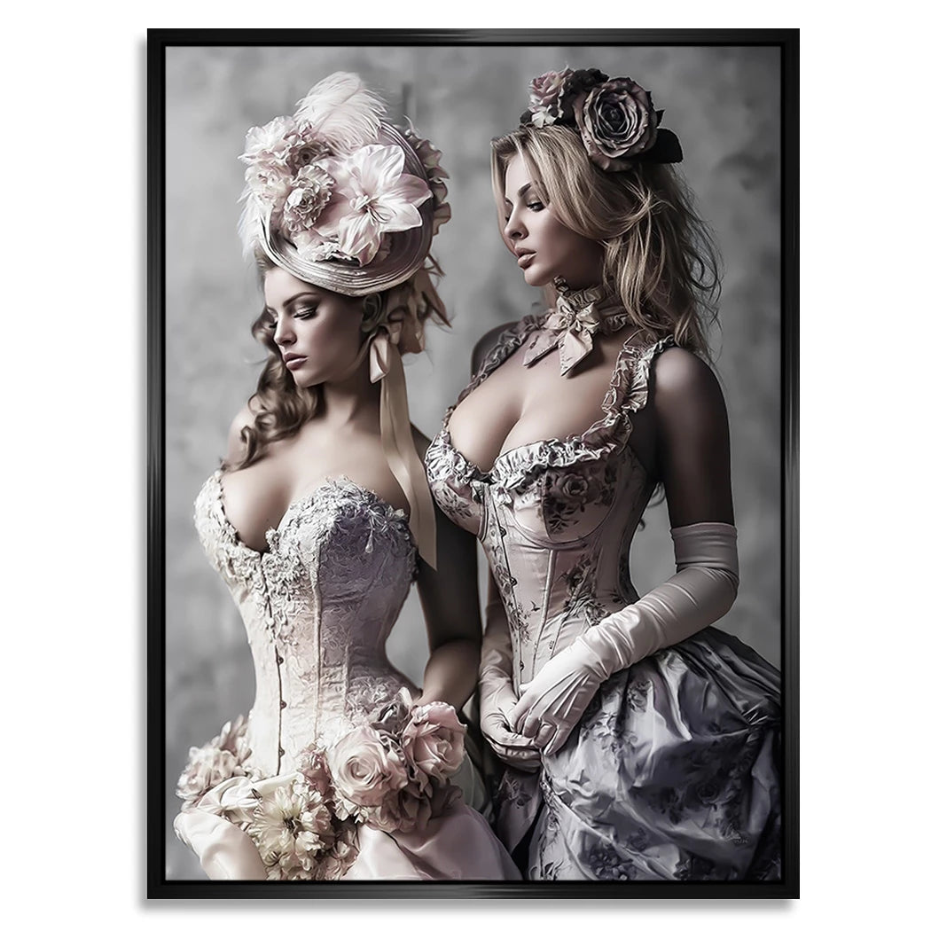 Rosen Damen Alu Dibond Wandbild