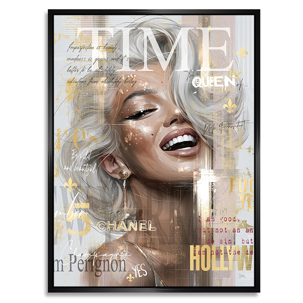 Marilyn Monroe La Belle Alu Dibond Wandbild