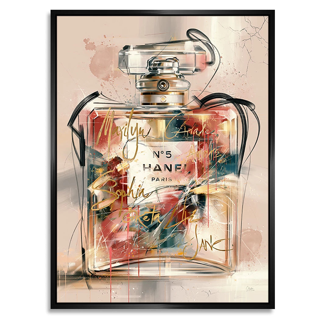 Parfum No. 5 Alu Dibond Wandbild