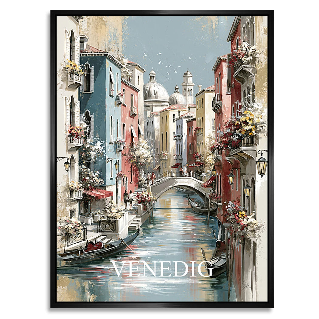 Venedig Serenata Alu Dibond Wandbild