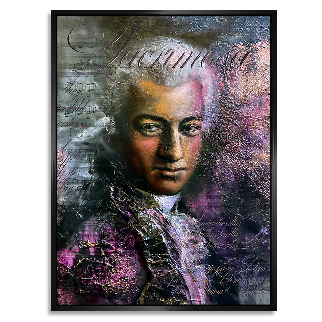 Mozart Opus Alu Dibond Wandbild