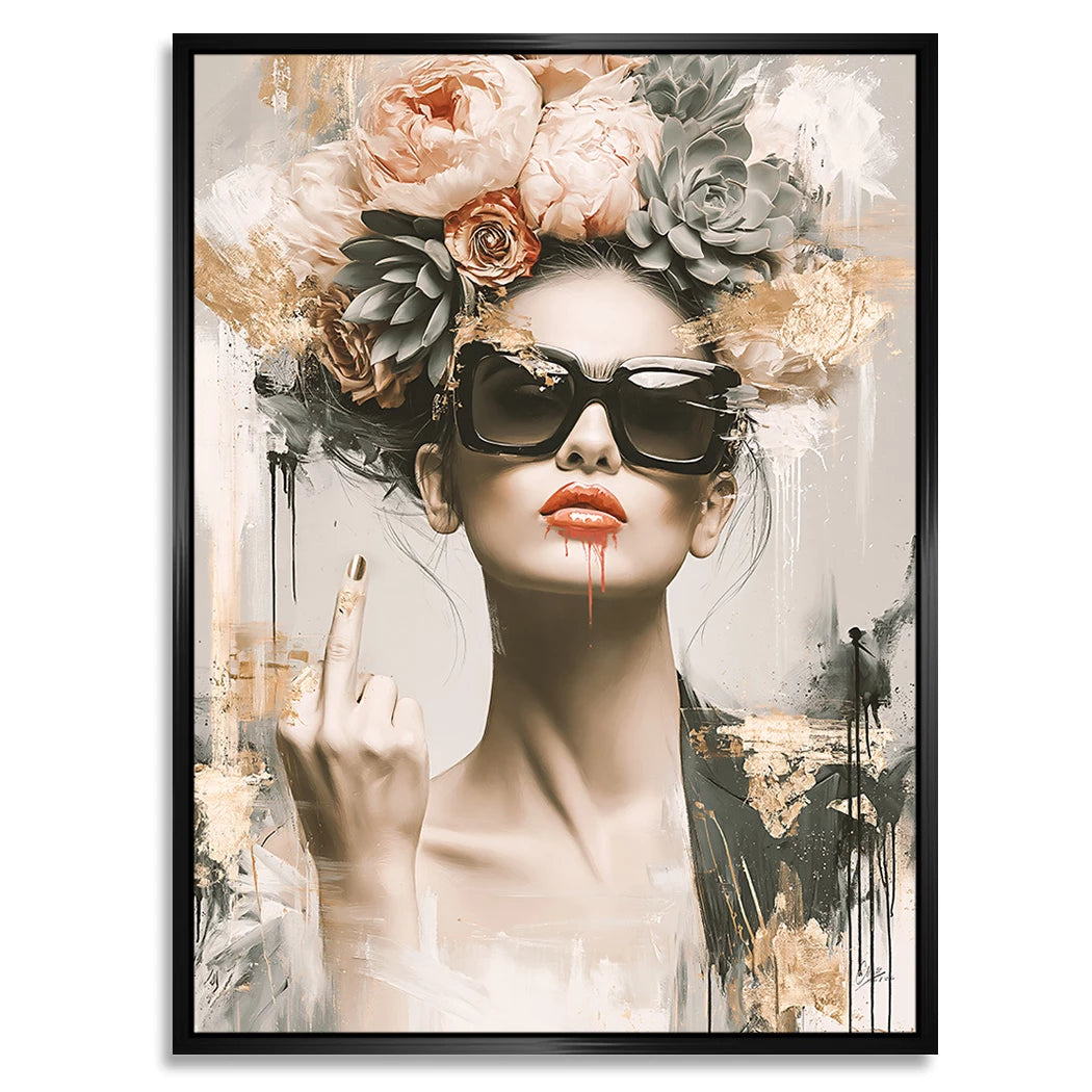 Frida Kahlo Statement Alu Dibond Wandbild