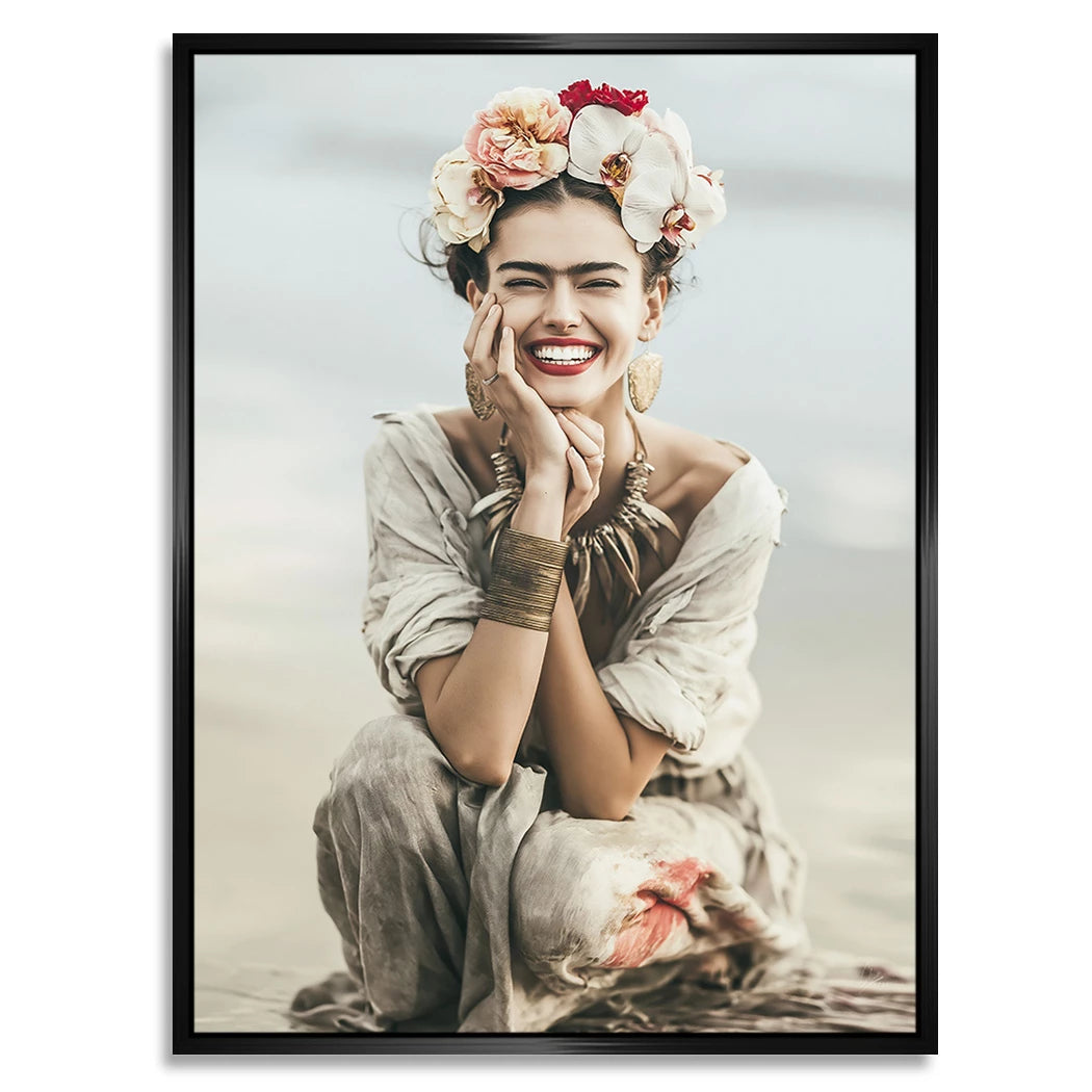 Frida Kahlo Summer Alu Dibond Wandbild