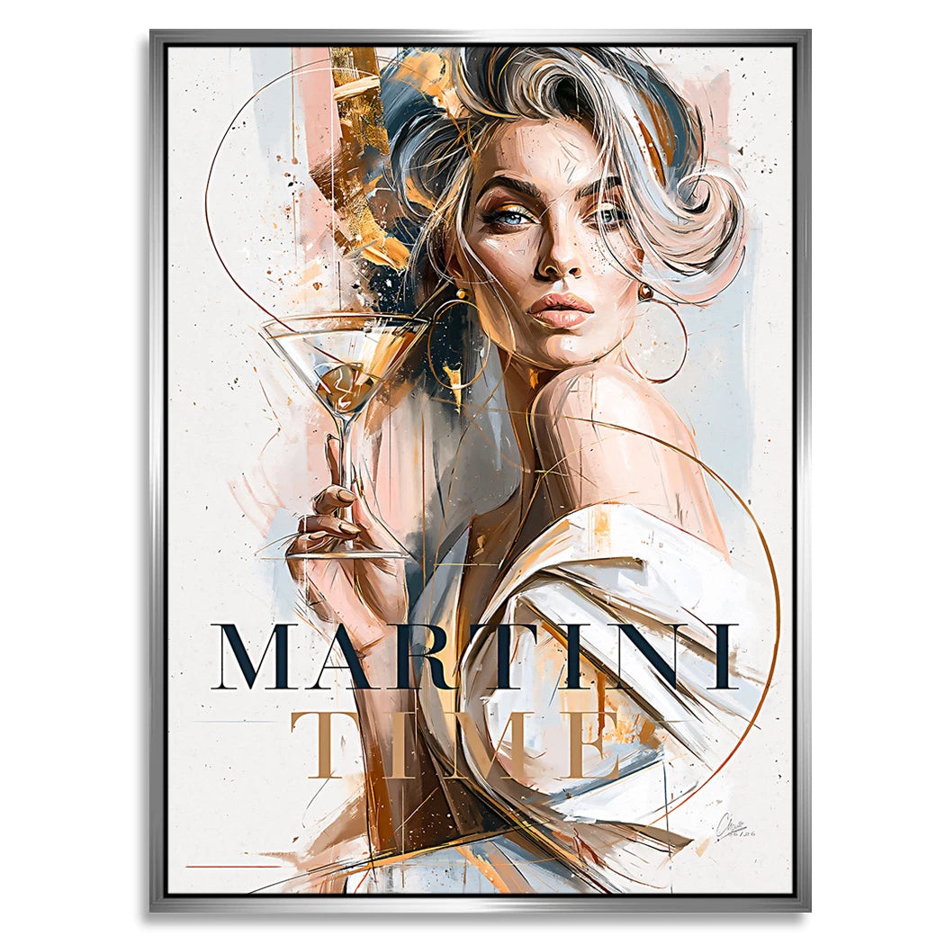 Martini Diva Alu Dibond Wandbild