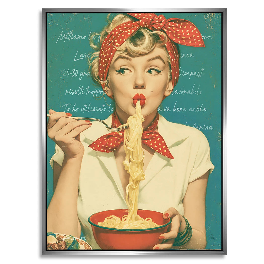 Marilyn Monroe Dolce Alu Dibond Wandbild