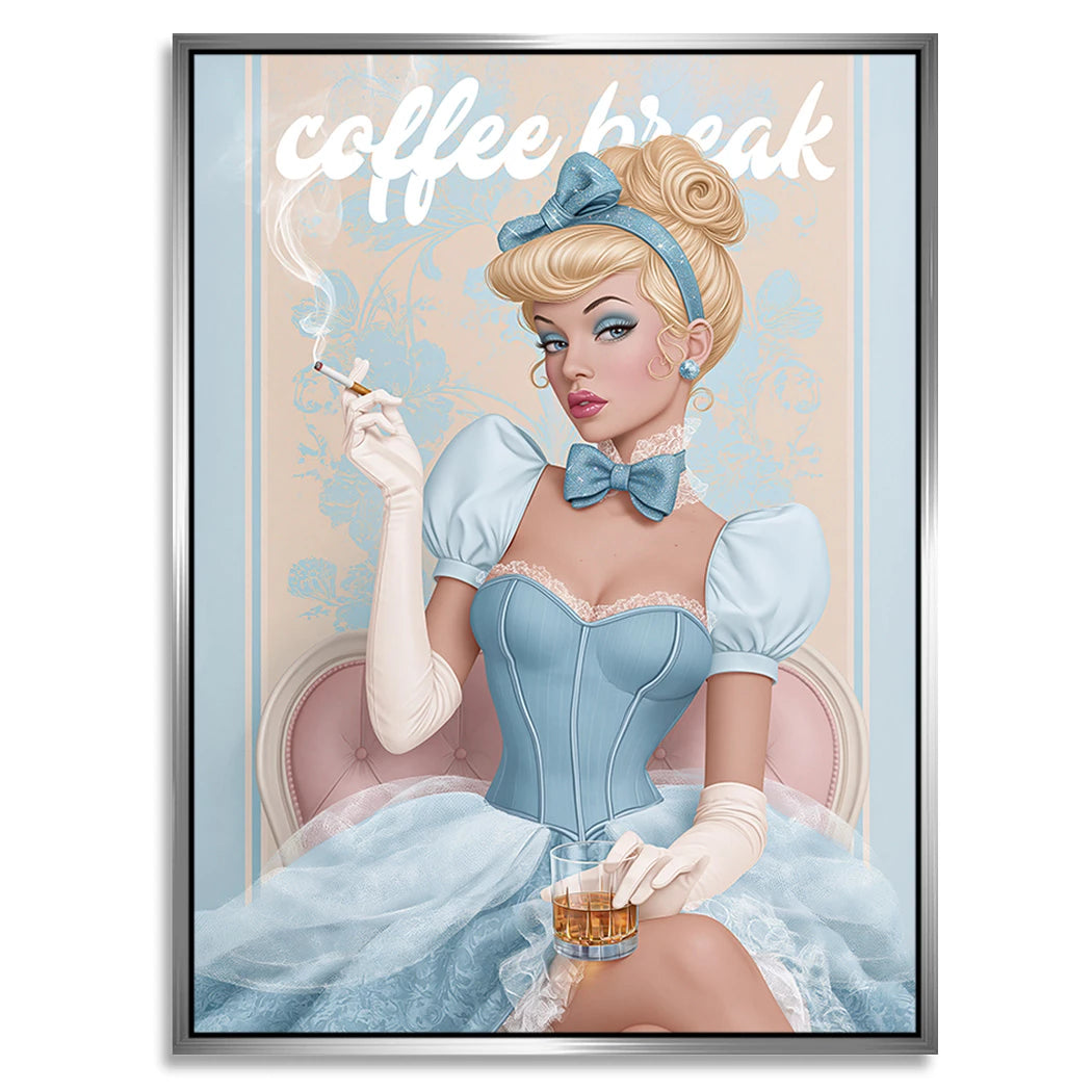 Cinderella Coffee Alu Dibond Wandbild