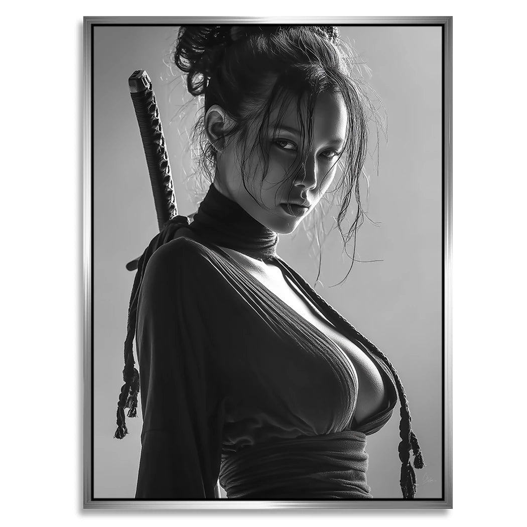 Katana Queen Alu Dibond Wandbild