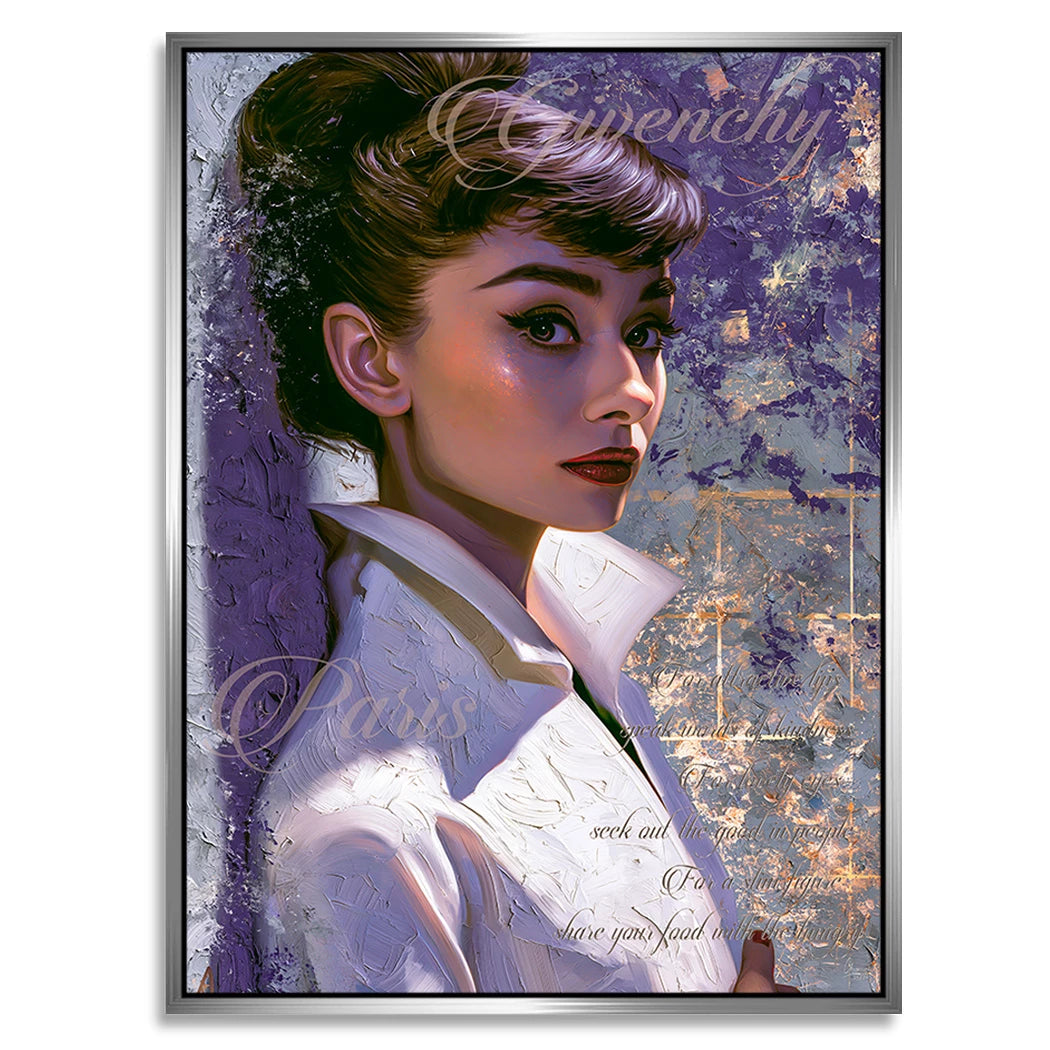 Audrey Couture Alu Dibond Wandbild