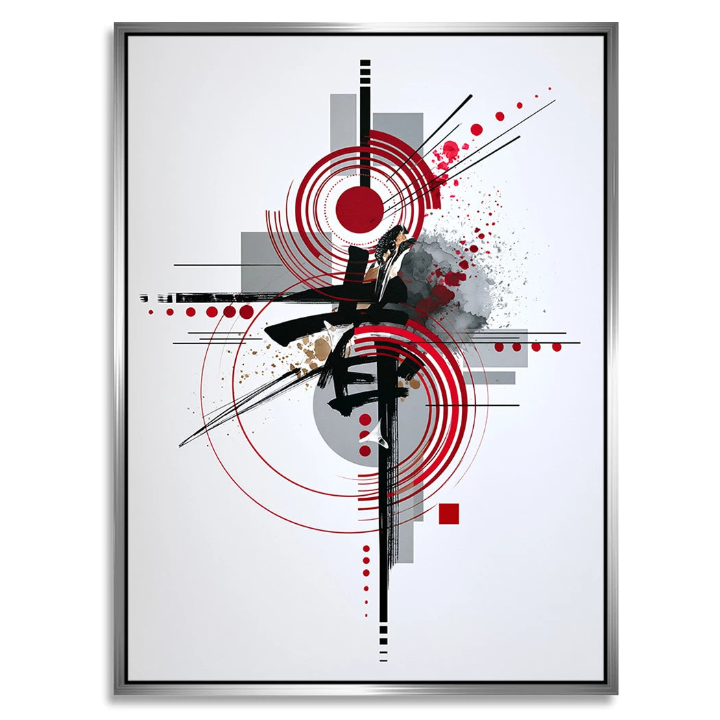Zen Geometrie Alu Dibond Wandbild