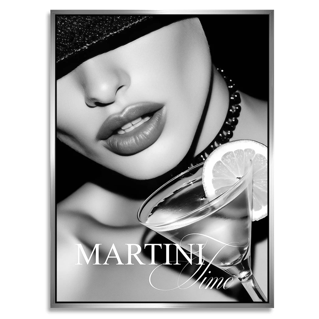 Martini Midnight Alu Dibond Wandbild