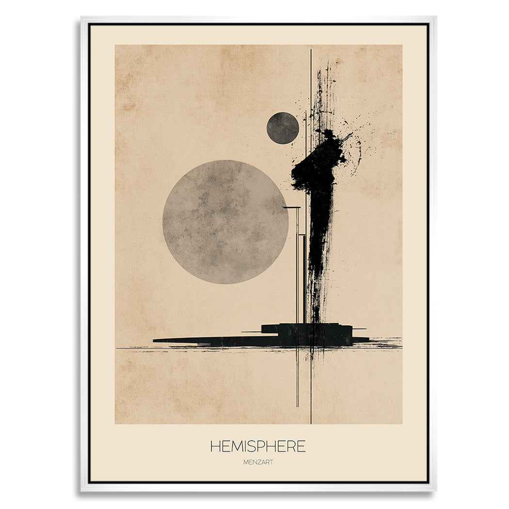 Hemisphere Leinwand Bild