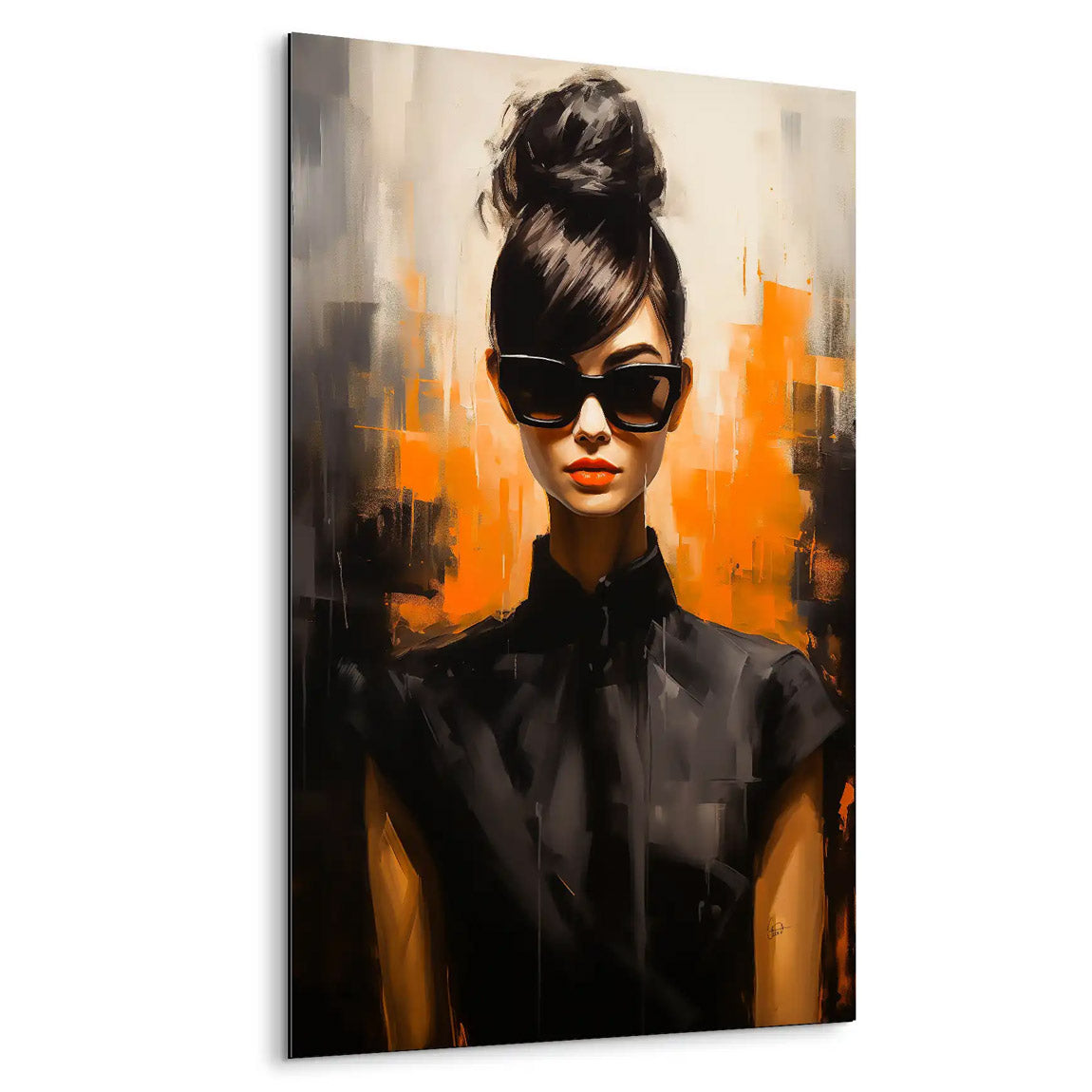 Audrey Dark Style AluDibond Bild INGALERIE