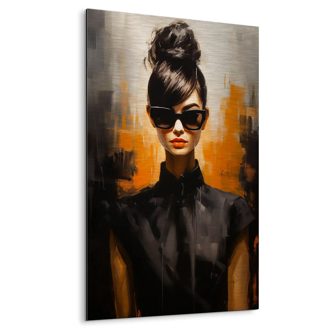Audrey Dark Style AluDibond Gebürstet INGALERIE